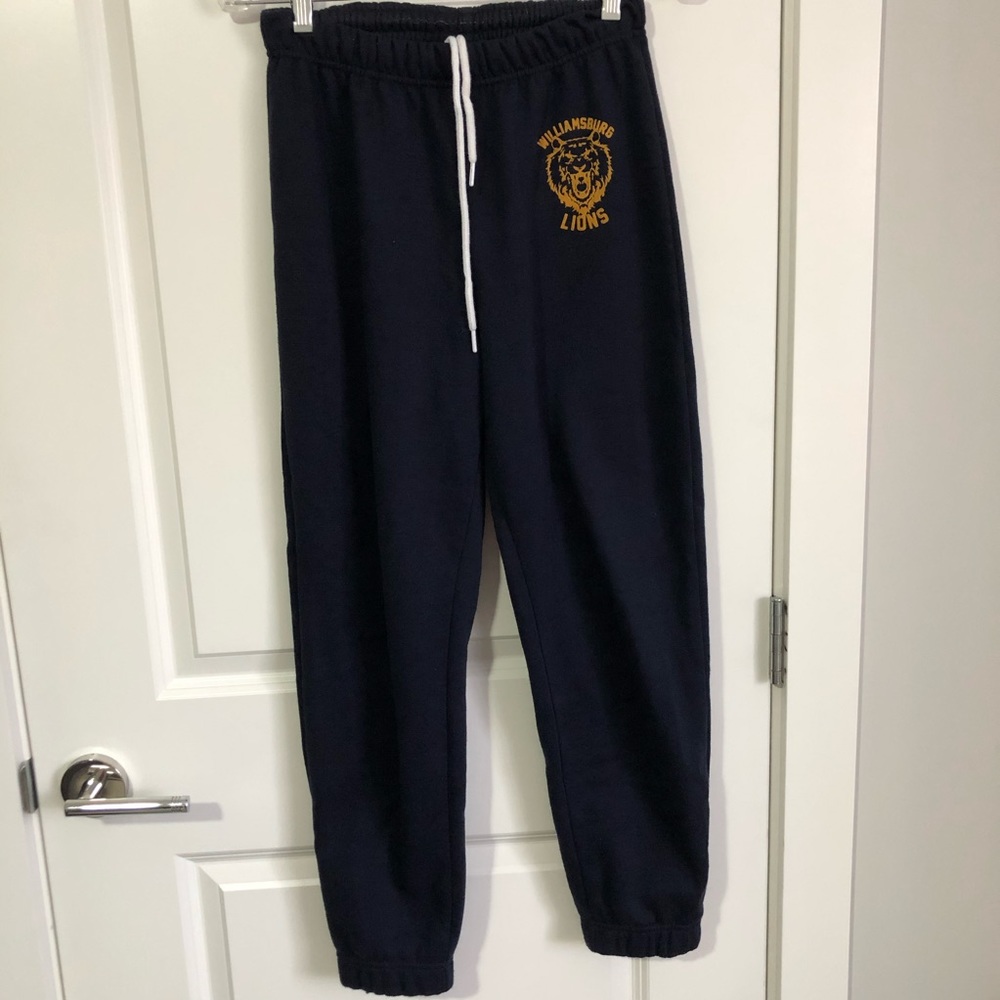 GARAGE NAVY BLUE JOGGERS - SIZE EXTRA SMALL
